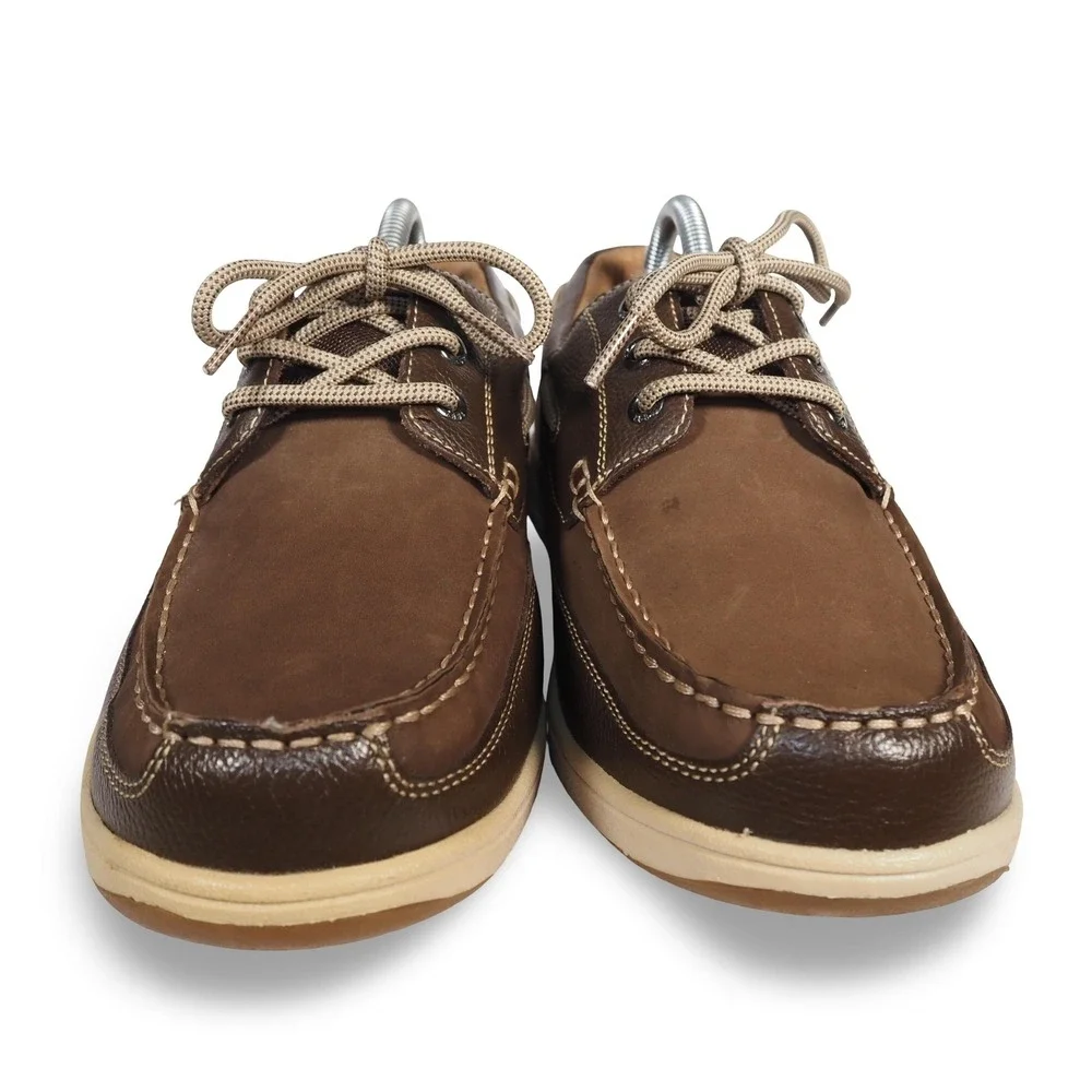 Florsheim‎ Lakeside Ox Moc Toe 13157-200 Brown Mens 9W Leather Boat Shoes